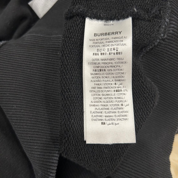 Burberry Size L Graphic Print Crew Neck Sweatshirt - Picture 9 of 13